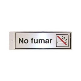 SILUETA ALUMINIO NO FUMAR 022