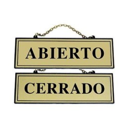 PLACA ABIERTO-CERRADO...