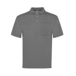 POLO M/CORTA GRIS 1...