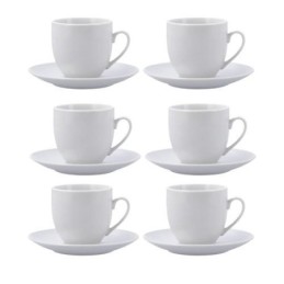 SET 6 TAZAS CON PLATO...