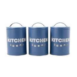 SET BOTES COCINA ACERO...