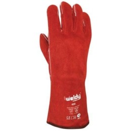 GUANTE SOLDADOR ROJO TALLA...