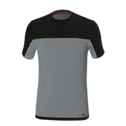 CAMISETA STRETCH GRIS/NEGRO...