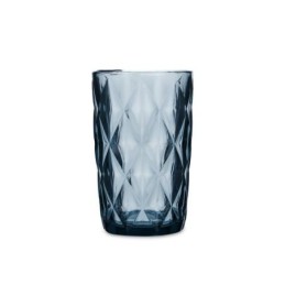 VASO ALTO AZUL 6UDS VIDRIO...