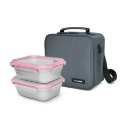 LUNCHBAG INOXBAG GRIS + 2...