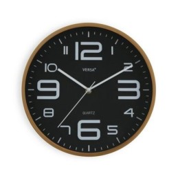 RELOJ PARED NEGRO 30CM...