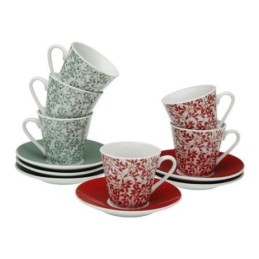 SET 6 TAZAS CAFE NINA COLOR...