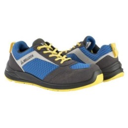 ZAPATO FLEX AZUL-AMARILLO T-46